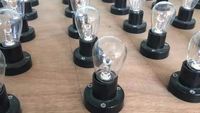 For UL S14 Outdoor Decorative LED Magnifier Bulbs E26 Base for Vintage Patio String Light