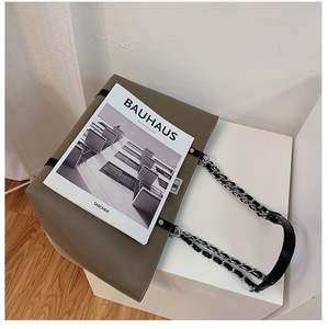 Offre Spéciale Fashion Lady Sac à provisions en cuir PU imperméable à l'eau avec chaîne logo personnalisé - Product Image 2