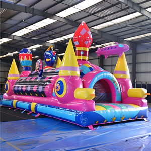 Parc <span class=keywords><strong>de</strong></span> <span class=keywords><strong>jeux</strong></span> gonflables pour enfants - Grand toboggan, trampoline, château gonflable - Installations <span class=keywords><strong>de</strong></span> loisirs et <span class=keywords><strong>de</strong></span> divertissement en plein air - Product Image 1