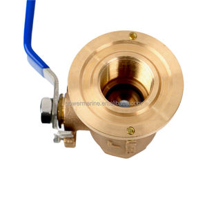 Vanne en laiton personnalisée Accessoires de <span class=keywords><strong>bateau</strong></span> Vanne à boisseau sphérique durable conçue à long manche pour l'eau gazole - Product Image 5