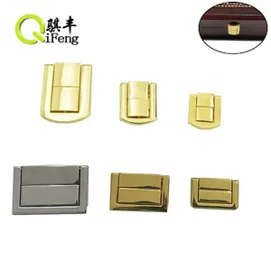 Qifengホット販売合金金属木製ジュエリーボックスハードウェアアクセサリーラッチロック