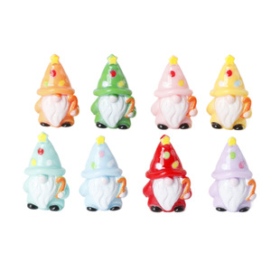 Lanshuo Resin Dwarf Doll Cartoon Keychain Pendant Desktop Ornament Nordic Style Christmas <b>Decoration</b> - Product Image 5