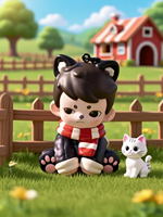 Vente en gros : Nouvelle Arrivée - Pendentif Figurine en Peluche Authentique Série Rayan Passion, Échelle 1/6, Boîte Mystère, TNT Brother, Ornement, Jouet, Cadeau Tendance