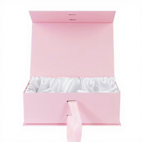 Boîte d'emballage en carton avec fermeture magnétique, design personnalisé avec logo, pour cadeau