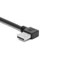 Câble USB 2.0 A mâle vers Micro 5 broches à Angle droit de 90 degrés, à la fois pour les données et la charge pour android