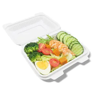 Disposable New Design High Quality Microwavable Eco-friendly Take Out Plastic Food Containers For Food