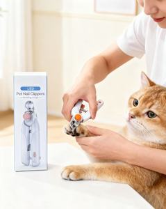 Tijeras Profesionales para Uñas <span class=keywords><strong>de</strong></span> Mascotas <span class=keywords><strong>de</strong></span> Nuevo Diseño del Fabricante, Cortauñas para Animales, Tijeras para Uñas con Luz LED, Soporte para <span class=keywords><strong>Agencia</strong></span> Exclusiva - Product Image 1