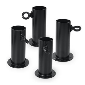 Kit <span class=keywords><strong>de</strong></span> Conectores para Estructura <span class=keywords><strong>de</strong></span> Carpa, Conectores <span class=keywords><strong>de</strong></span> Metal Negros para <span class=keywords><strong>Postes</strong></span> <span class=keywords><strong>de</strong></span> Pérgola - Product Image 3