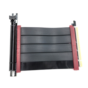 Pcie 5.0 <span class=keywords><strong>Riser</strong></span> cáp cho dọc GPU núi góc trái Stackable duy nhất lớp <span class=keywords><strong>Card</strong></span> đồ họa GPU sẵn sàng tương thích PCIe 4.0 - Product Image 1