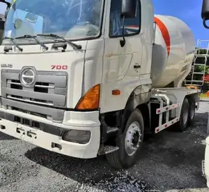 משמש בטון מיקסר משאית מיצובישי 9-12 מ"ק Fuso/Hino/איסוזו מלט מיקסר משאית