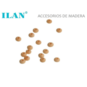 Perline in legno ILAN 5x8mm per accessori di abbigliamento - Product Image 2