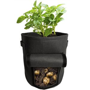 sac de plantation biodégradable <span class=keywords><strong>feutre</strong></span> pousser plante jardin sac en plastique sac de culture pour les plantes végétales - Product Image 2