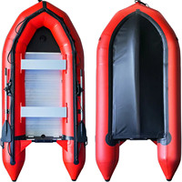 Stable PVC TADPOLE 400cm 8 personnes 25HP multifonctionnel gonflable pêche côtes Kayak bateau Design de mode pour la dérive en plein air