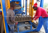 Outils et équipement pour la construction de bâtiments Kaidong 6-15 machine automatique de fabrication de blocs de béton machine de fabrication de briques