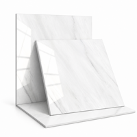 Carrelage en porcelaine imitation marbre blanc 400x800mm, facile à nettoyer, imperméable, pour sol, mur, salon, hôtel