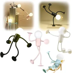 Lampe de nuit amusante en forme de sportif, à piles, pour chambre, salle de bain, couloir, cuisine, décorations de Noël - Product Image 1