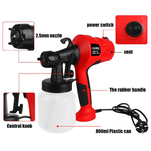 <span class=keywords><strong>Pistola</strong></span> de pulverización de pintura sin aire, Mural de pared, 800ml, 500w - Product Image 2