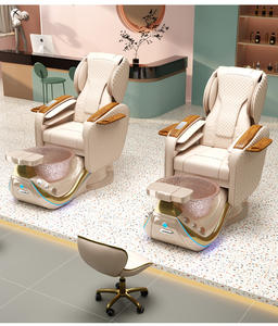 Sillón de Pedicura de Lujo Personalizable para Salón de Belleza, Cómodo Baño de Pies de Lujo con Masaje - Product Image 1