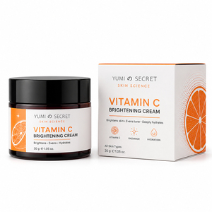 Crème Visage Éclaircissante à la Vitamine C, Marque Privée, Bio, Anti-Taches Brunes, Hydratante – Meilleure Vente - Product Image 2