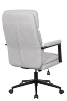 Chaise de bureau exécutive contemporaine en tissu ergonomique, réglable en hauteur, avec accoudoirs et roulettes pivotantes, pour la maison, le bureau, l'étude et le travail