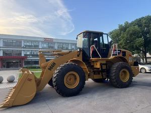 Chargeur sur pneus Cat966H d'origine d'occasion à vendre Caterpillar Cat966H grande chargeuse sur pneus avant machines de construction - Product Image 3