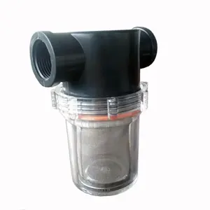 1'' female NPT in-line water filter strainer with stainless steel mesh