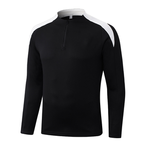 Chaqueta de Entrenamiento de Fútbol de Alta Calidad, Modelo 2526 <span class=keywords><strong>Chelsea</strong></span> Negra, Transpirable, 100% Poliéster - Product Image 4