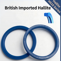 Joint d'étanchéité asymétrique à double lèvre DYN Hallite 610 H610 pour vérin hydraulique, pièce de rechange pour machines industrielles