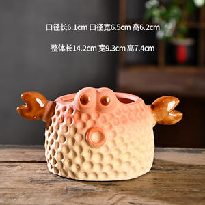 JM Pots décoratifs créatifs pour plantes succulentes en céramique et <span class=keywords><strong>terre</strong></span> <span class=keywords><strong>cuite</strong></span>, pour usage domestique, avec contrôle de la croissance des racines, Vente en gros en liquidation - Product Image 4