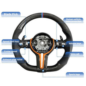 Volante de Fibra de Carbono para <span class=keywords><strong>BMW</strong></span> Serie 3 F34 318i 320i 328i 330i 335i 340i 318d <span class=keywords><strong>320d</strong></span> 325d 330d 335d <span class=keywords><strong>GT</strong></span> <span class=keywords><strong>XDrive</strong></span> - Product Image 2