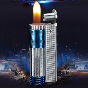 2025 Vente en gros Logo personnalisé Briquet au kérosène vintage Rechargeable Nouveau design avec Offres Spéciales pour fumer des cigarettes - Product Image 2