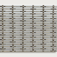 Maille tissée architecturale en fil d'acier inoxydable sur mesure XY-1238, épaisseur 4,45 mm, couleur personnalisée, murs décoratifs de luxe modernes pour hall d'entrée