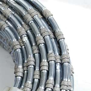 Serra Elétrica de Diamante Personalizável de Alta Qualidade com Diâmetro de 11,5mm, Camadas Duplas de Vácuo, Comprimento de 50m para Extração de Mármore - Product Image 5