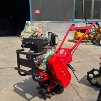 Motoculteur multifonctionnel diesel agricole, mini-tilleur rotatif, machine de micro-labourage pour la culture des terres