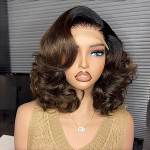 วิกผมลอนสั้นแบบไม่ต้องใช้กาว 5*5 HD Lace Front Wig  แบบถอนขนแล้ว  ลอนเด้ง  ทรงบ๊อบ  ผมเวอร์จินแท้ 100% ผมแท้เวียดนาม - Product Image 4