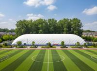 Tenda a Cupola Jiecheng Grande a Tre Strati in PVC PVDF 3000mm, Impermeabile e Sostenuta dall'Aria, per Quattro Stagioni, per Calcio, Tennis, Padel, Sport sul Ghiaccio