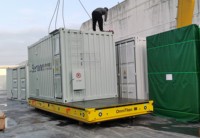 Prix d'usine du véhicule de transport omnidirectionnel à télécommande pour la manutention de charges lourdes en conteneurs, équipement de manutention de matériaux