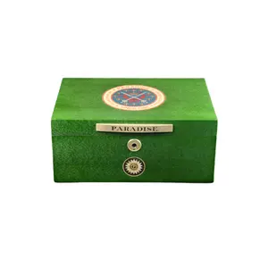 豪华雪茄盒意大利设计雪茄盒100雪茄经典雪茄盒绿色
