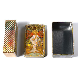 Großhandel wasserdichte <span class=keywords><strong>Tarot</strong></span> Schwarz gold Folie <span class=keywords><strong>Tarot</strong></span> karten mit Bedienungs anleitung für Anfänger - Product Image 5