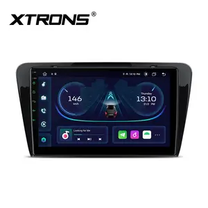 XTRONS 10.1 pollici Android 12 8core CP AA DSP IPS Touch Screen autoradio per Skoda Octavia autoradio navigazione GPS