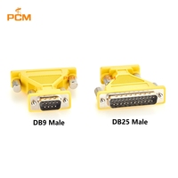 Adaptateur de raccordement série RS232 D-Sub DB25 mâle vers DB9 mâle pour le contrôle industriel, les tests, les équipements Bensch Legacy et le service sur site