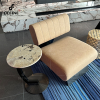 Chaise longue contemporaine de qualité supérieure tapissée en tissu Fauteuil relax simple moderne et confortable