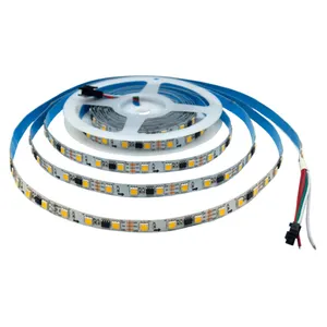 WS2811 5050 5M 300Leds 6500K白色LEDストリップアドレス指定可能DC12VIP60防水なし