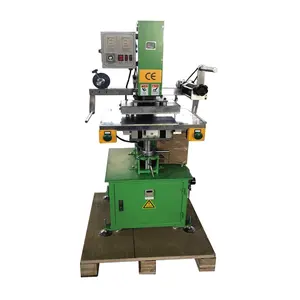 Movement working table high quality pneumatic widely purpose Flat hot foil stamping machine