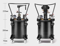 10L réservoir sous pression pneumatique 304 acier inoxydable malaxeur distribution colle adhésif époxy peinture Pot sans agitateur