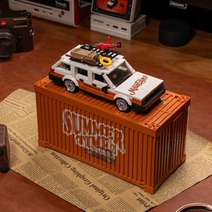PB PB8824 Nuevo Coche de <span class=keywords><strong>Camping</strong></span> Urbano Creativo, Modelo de Coche Máquina del Tiempo MK2, Juguetes de Ladrillos para Niños, Regalos, Sets de Bloques de Construcción - Product Image 6