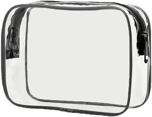 Wholesale Simple Transparent Cosmetic Bag PVC Waterproof Makeup <b>Storage</b> Case Travel <b>Make</b> <b>up</b> Organizer Bath Toiletry Wash - Product Image 5