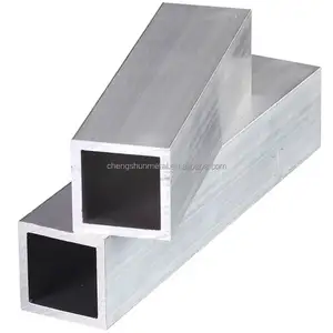 직사각형 파이프 알루미늄 5mm 두꺼운 맞춤형 공급 업체 3003 6061 5083 T6 사각 알루미늄 직사각형 튜브
