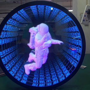 Tùy chỉnh Led Neon Bar mille-feuille gương Net Màu Đỏ Vực Thẳm nền tường trang trí phát sáng từ quảng cáo hộp Đèn - Product Image 6