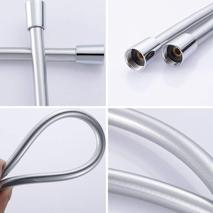 Tuyau de <span class=keywords><strong>douche</strong></span> <span class=keywords><strong>flexible</strong></span> en PVC argenté de 1,5 m, <span class=keywords><strong>anti</strong></span>-<span class=keywords><strong>torsion</strong></span>, design moderne, tuyau de <span class=keywords><strong>douche</strong></span> <span class=keywords><strong>flexible</strong></span> de haute qualité pour salle de bain, douchette - Product Image 2